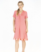 Camicia notte mz manica fiocco